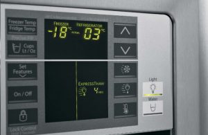 Side by Side Kühlschrank: die Temperatur einstellen